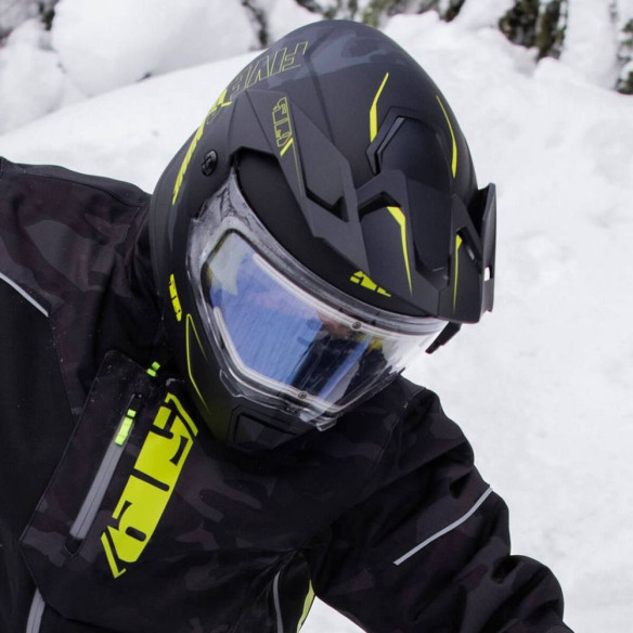 Casca Snowmobil Delta R4 Ignite Black Camo Matt