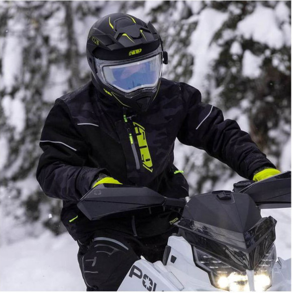 Casca Snowmobil Delta R4 Ignite Black Camo Matt
