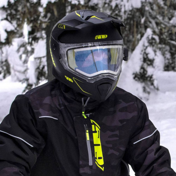 Casca Snowmobil Delta R4 Ignite Black Camo Matt