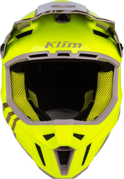 Casca Moto Enduro F3 Carbon Off-Road Helmet ECE Illusion Yellow/Gold