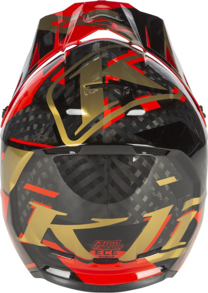 Casca Snowmobil F3 Carbon ECE Raid Fiery Red/Gold
