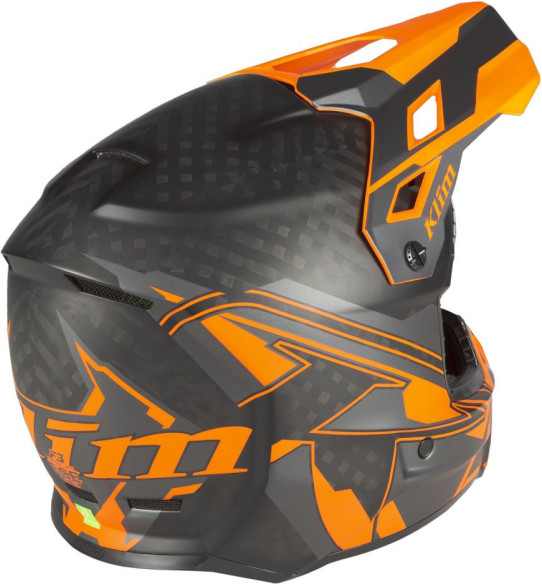 Casca Snowmobil F3 Carbon Pro ECE Ascent Asphalt/Strike Orange
