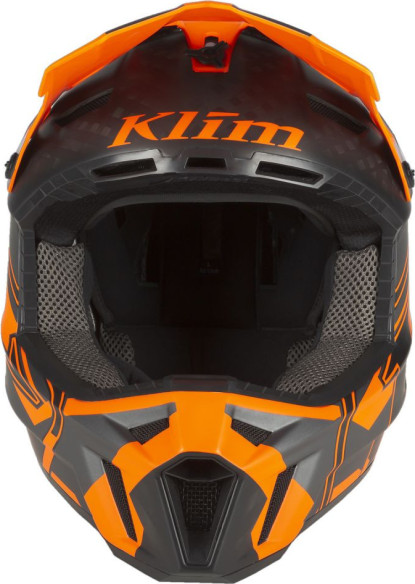 Casca Snowmobil F3 Carbon Pro ECE Ascent Asphalt/Strike Orange