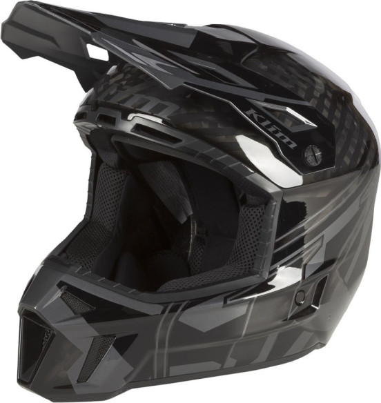 Casca Snowmobil F3 Carbon Pro ECE Ascent Black/Asphalt