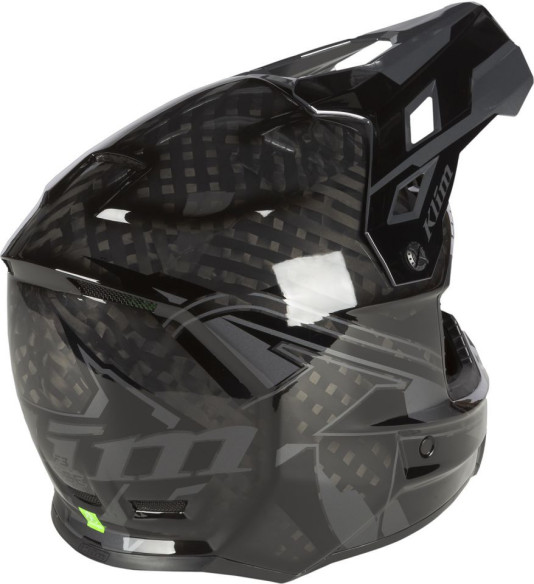 Casca Snowmobil F3 Carbon Pro ECE Ascent Black/Asphalt