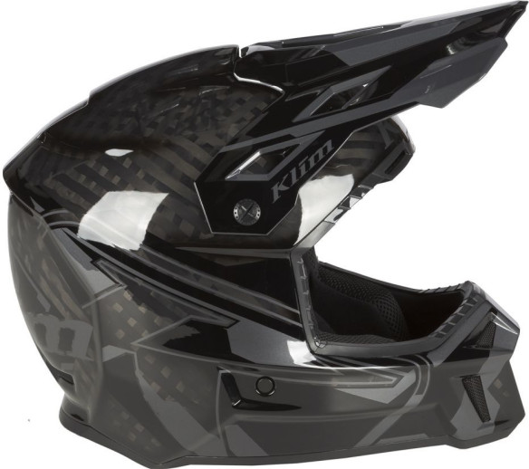 Casca Snowmobil F3 Carbon Pro ECE Ascent Black/Asphalt