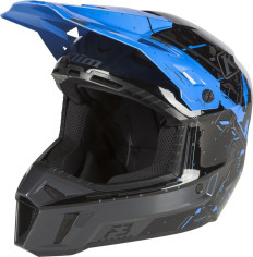 Casca Snowmobil F3 ECE Recoil Electric Blue Lemonade