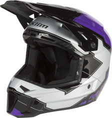 Casca Snowmobil F3 ECE Verge Heliotrope/Metallic Silver