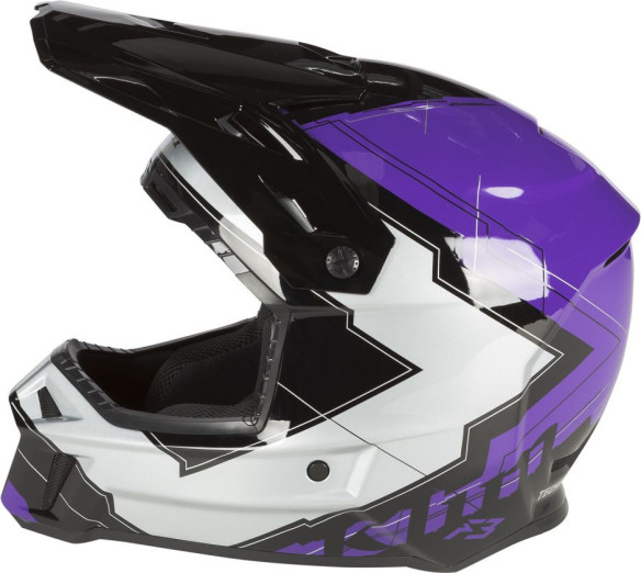 Casca Snowmobil F3 ECE Verge Heliotrope/Metallic Silver