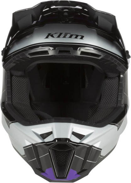 Casca Snowmobil F3 ECE Verge Heliotrope/Metallic Silver