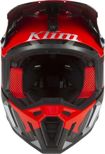 F5 Helmet ECE Amp Fiery Red/Metallic Silver