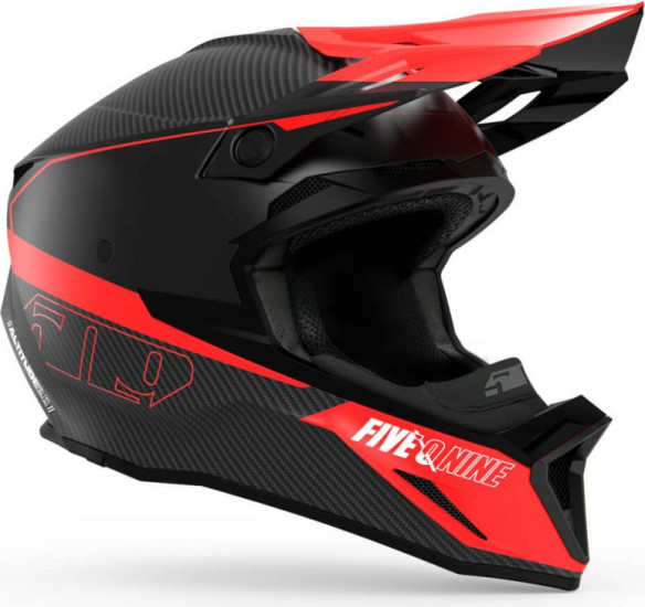 Casca Snowmobil Altitude 2.0 Carbon Fiber Racing Red