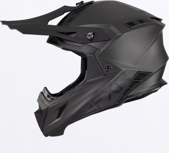 Casca Moto Enduro/Snow Helium Carbon With Auto Buckle Black