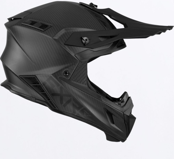 Casca Moto Enduro/Snow Helium Carbon With Auto Buckle Black