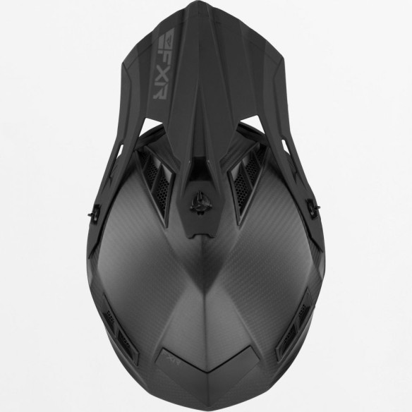 Casca Moto Enduro/Snow Helium Carbon With Auto Buckle Black