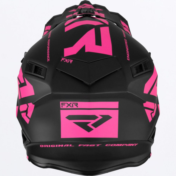 Casca Moto Enduro/Snow Helium Race Div With Auto Buckle Black/Elec Pink