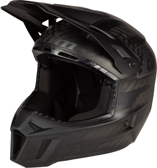 Casca Snowmobil F3 ECE Carbon Matte Black