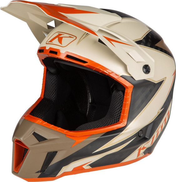 Casca Snowmobil F3 ECE Carbon Lightning Peyote