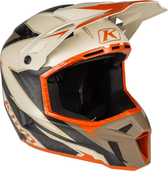 Casca Snowmobil F3 ECE Carbon Lightning Peyote