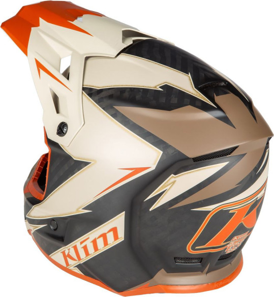 Casca Snowmobil F3 ECE Carbon Lightning Peyote