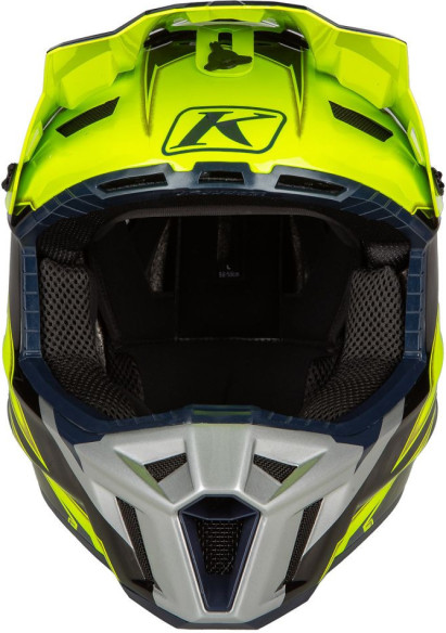 Casca Snowmobil F3 ECE Carbon Lightning Hi-Vis