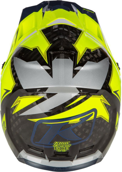 Casca Snowmobil F3 ECE Carbon Lightning Hi-Vis
