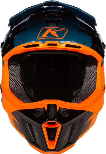 Casca Moto Enduro F3 Carbon Pro ECE XS Striker Petrol Orange