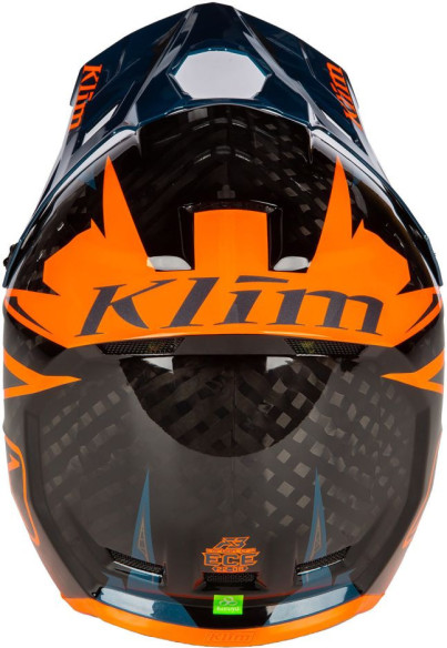Casca Moto Enduro F3 Carbon Pro ECE XS Striker Petrol Orange