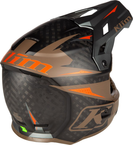 Casca Moto Enduro F3 Carbon Pro ECE XS Striker Potter's Clay