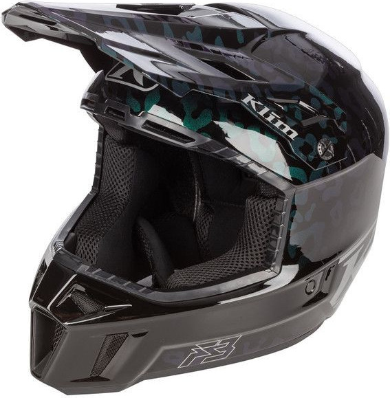 Casca Moto MX/Enduro F3 Carbon ECE Wild/Chameleon 24