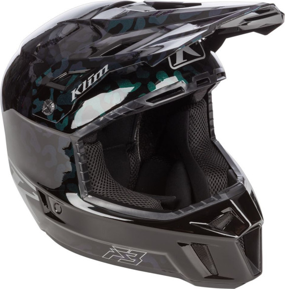 Casca Moto MX/Enduro F3 Carbon ECE Wild/Chameleon 24
