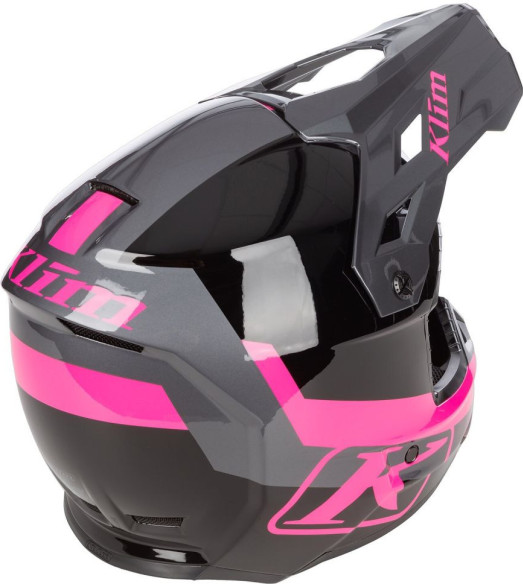 Casca Moto MX/Snow F3 ECE Fiery Icon Petrol/Black 24