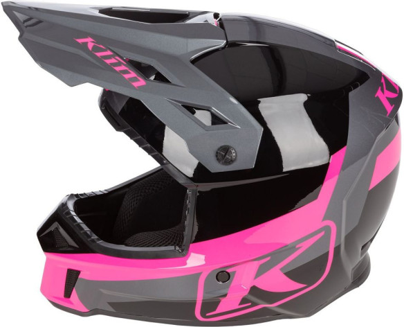 Casca Moto MX/Snow F3 ECE Fiery Icon Petrol/Black 24