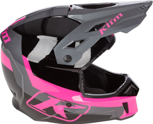 Casca Moto MX/Snow F3 ECE Fiery Icon Petrol/Black 24