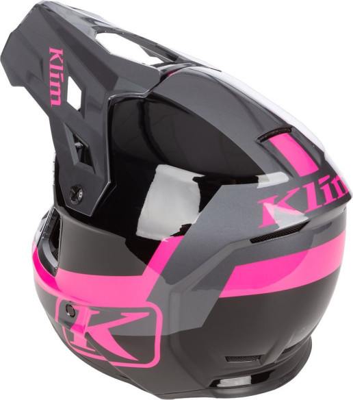 Casca Moto MX/Snow F3 ECE Fiery Icon Petrol/Black 24
