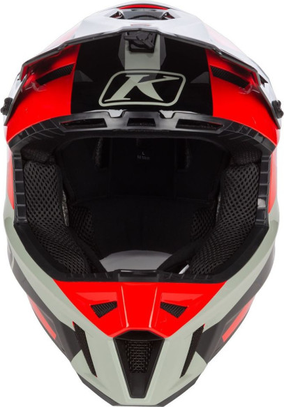 Casca Moto MX/Snow F3 ECE Fiery Icon White/Monument Gray 24