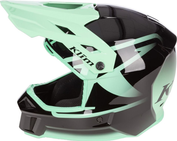 Casca Moto MX/Snow F3 ECE Fiery Icon Black/Wintermint 24
