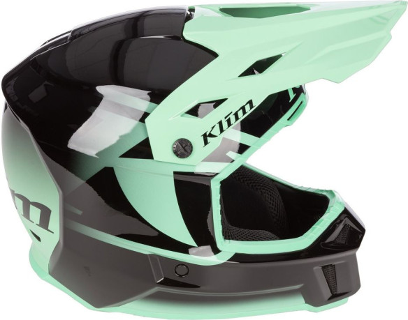 Casca Moto MX/Snow F3 ECE Fiery Icon Black/Wintermint 24