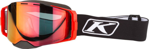 Ochelari Edge Focus Black Smoke Tint Red Mirror