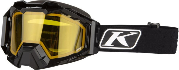 Ochelari Snowmobil Viper Pro Elite Black Yellow Tint