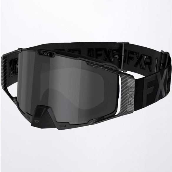 Ochelari Snowmobil Pilot Carbon Smoke Lens Black Ops
