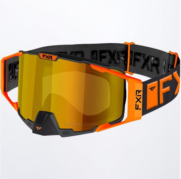 Ochelari Snowmobil Pilot Bronze Hidef Lens + Inferno Finish Orange