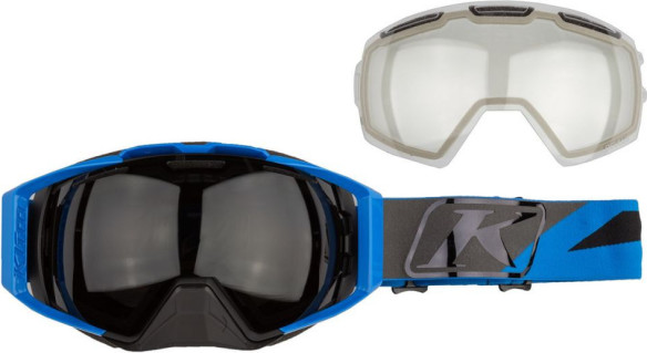 Ochelari Snowmobil Oculus Dissent Electric Blue Lemonade Photochromic Clear to Smoke and Clear