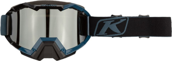 Ochelari Snowmobil Viper Hex Petrol Dark Smoke Silver Mirror