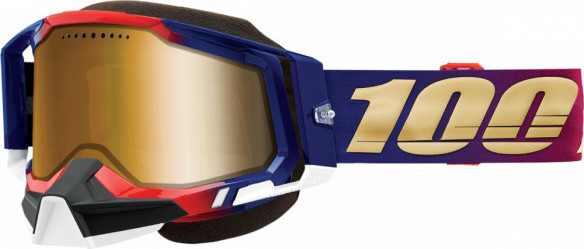 Ochelari Snowmobil Racecraft 2 United Mirror Gold Lens - 50012-00006