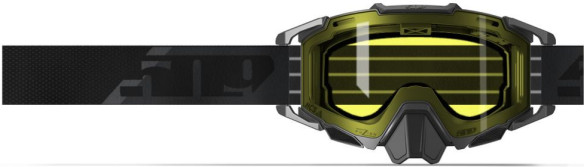 Ochelari Snowmobil Sinister X7 Fuzion Black With Yellow