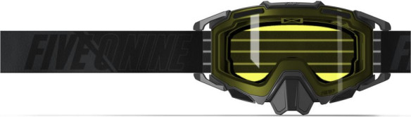Ochelari Snowmobil Sinister X7 Black With Yellow