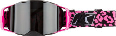 Ochelari Snowmobil Edge Focus Knockout Pink Black Chrome Smoke Polarized 24