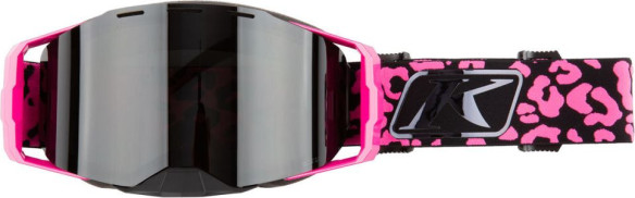 Ochelari Snowmobil Edge Focus Knockout Pink Black Chrome Smoke Polarized 24
