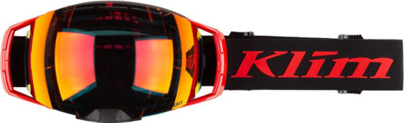 Ochelari Snowmobil Aeon Tech Fiery Red Smoke Red Mirror 24